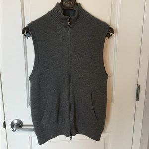 Men’s Vince Cashmere Full Zip Vest Size Small